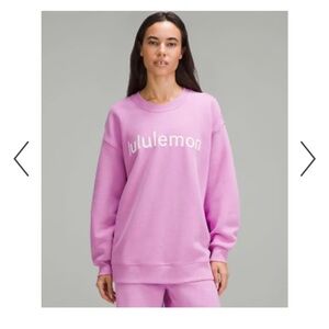 Lululemon Crewneck Daliah Mauve size 6